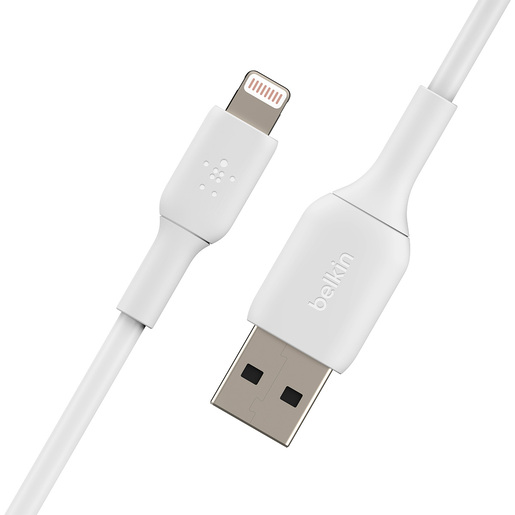 Cable Lightning a USB Belkin Boost Charge / 2 metros / Blanco