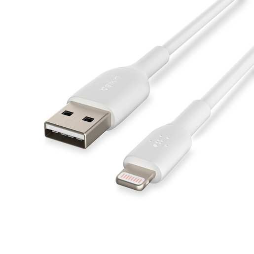 Cable Lightning a USB Belkin Boost Charge / 2 metros / Blanco