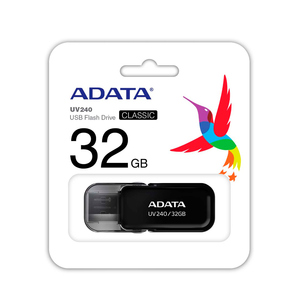 Memoria USB ADATA UV240 / 32gb / USB 2.0 / Negro