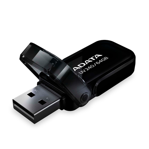 Memoria USB ADATA UV240 / 64gb / USB 2.0 / Negro