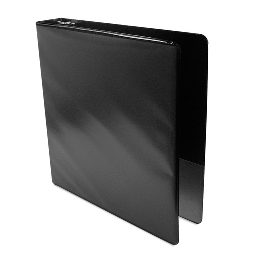 Carpeta Negra Argolla D Kinera 9611NE / Carta / 1.5 pulgadas / Panorámica