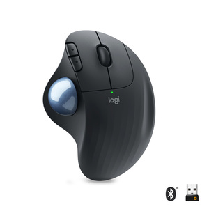Mouse Inalámbrico Logitech Ergo M575 Trackball / Receptor USB / Bluetooth / Negro / PC / Laptop / Mac / Chrome OS / Linux / iPadOS