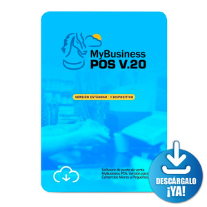 MyBusiness POS V20 Estándar Descargable / Licencia Permanente / 1 dispositivo MyBusiness POS V20 Estándar Descargable / Licencia Permanente / 1 dispositivo