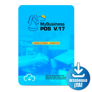 MyBusiness POS V17 Estándar Descargable / Licencia 1 año / 1 dispositivo MyBusiness POS V17 Estándar Descargable / Licencia 1 año / 1 dispositivo
