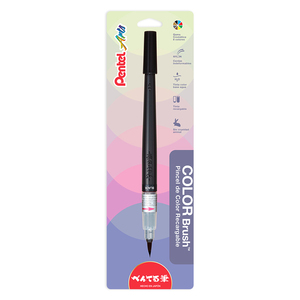 Pincel de Color Recargable Pentel Arts COLOR Brush / Redondo / Negro / 1 pieza Pincel de Color Recargable Pentel Arts COLOR Brush / Redondo / Negro / 1 pieza