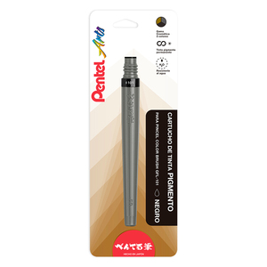Repuesto Pentel Arts para Brush Pen Color Pigment Negro Repuesto Pentel Arts para Brush Pen Color Pigment Negro