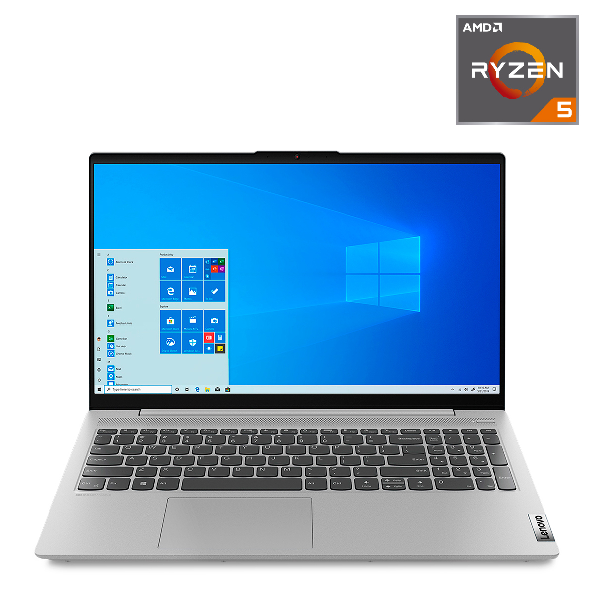 Laptop Lenovo IdeaPad 5 15ARE05 / AMD Ryzen 5 / 15.6 Pulg. / 256gb SSD / 16gb RAM / Gris