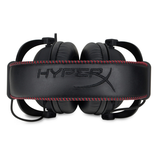 Audífonos Gamer HyperX Cloud Core / Virtual Surround 7.1 / USB / 3.5 mm / Laptop / PC / PS4 / Xbox One / Nintendo Switch / Negro con rojo