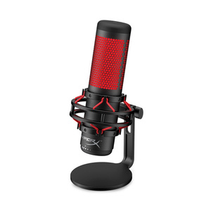 Micrófono Gamer USB-RGB Hyperx Quadcast Rojo con Negro Micrófono Gamer USB-RGB Hyperx Quadcast Rojo con Negro
