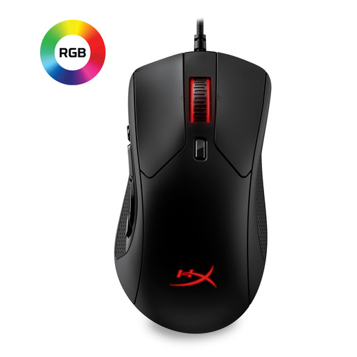 Mouse Gamer Óptico HyperX Pulsefire Raid / RGB / Alámbrico / USB / 16000dpi / Negro
