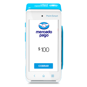 Lector de Tarjetas Bancarias Inalámbrico Mercado Pago Point Smart / Azul con Blanco Lector de Tarjetas Bancarias Inalámbrico Mercado Pago Point Smart / Azul con Blanco