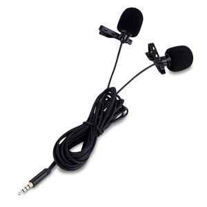 Micrófono Lavalier DBugg Doble ML23 / Negro / 3.5 mm Micrófono Lavalier DBugg Doble ML23 / Negro / 3.5 mm