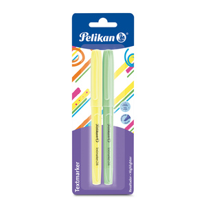 Marcatextos Pelikan Punta Cincel 2 piezas Marcatextos Pelikan Punta Cincel 2 piezas