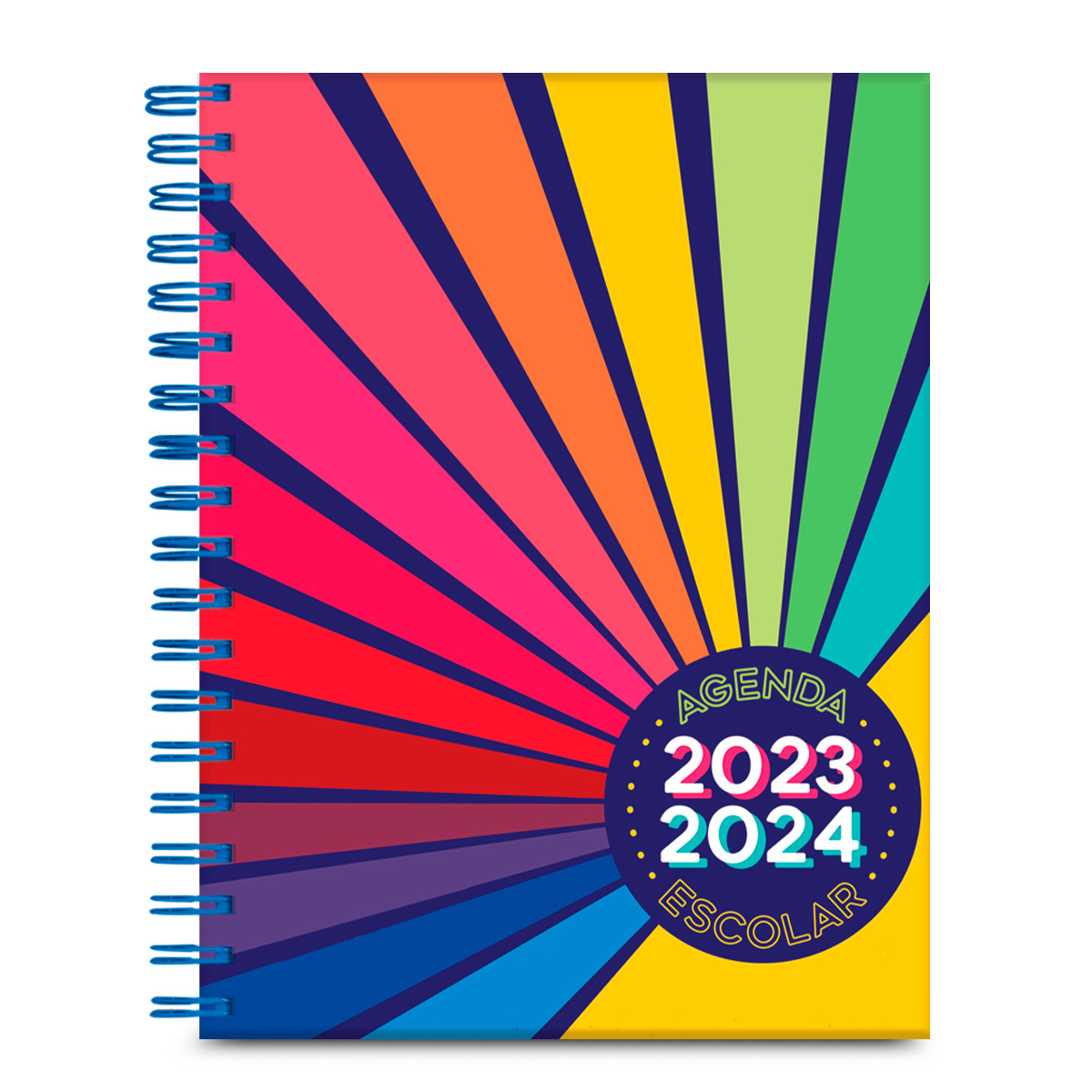 Agenda Escolar Diseño 2 2023-2024 Danpex Multicolor
