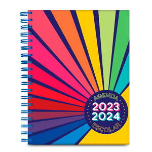 Agenda Escolar Diseño 2 2023-2024 Danpex Multicolor