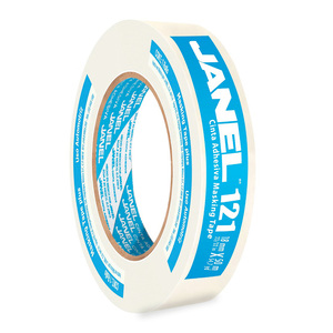 Cinta Masking Tape Janel 121 / Crema / 18 mm x 50 m / 1 pieza Cinta Masking Tape Janel 121 / Crema / 18 mm x 50 m / 1 pieza