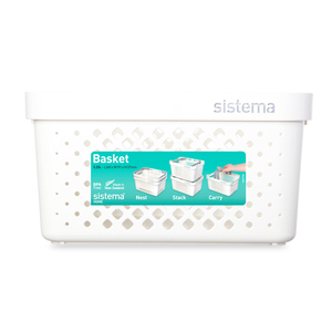 Canasta Apilable Sistema Plastics / Blanco / 5.25 L Canasta Apilable Sistema Plastics / Blanco / 5.25 L