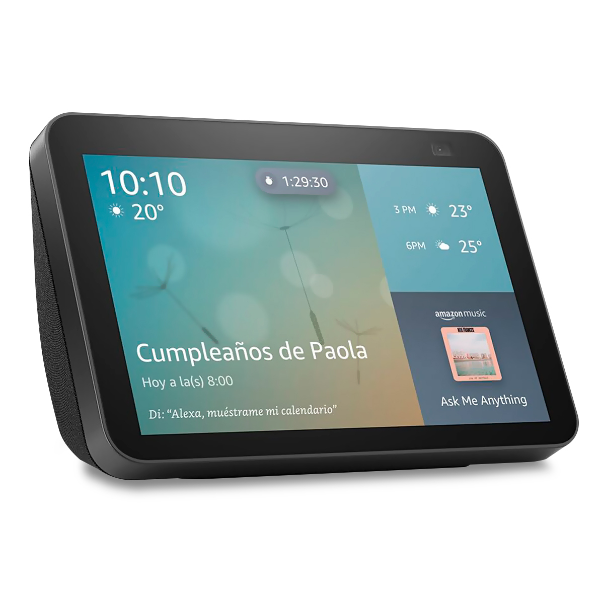 Alexa Echo Show 8 Amazon 2da Generación Negro | Office Depot Mexico