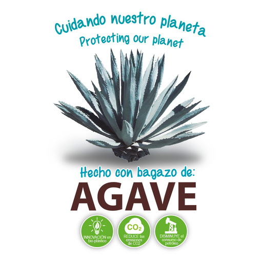 Tabla Clipboard de Bagazo de Agave Maped / Negro