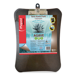 Tabla Clipboard de Bagazo de Agave Maped / Negro Tabla Clipboard de Bagazo de Agave Maped / Negro