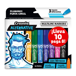 Plumones Crayola Alternative / 8 piezas Plumones Crayola Alternative / 8 piezas