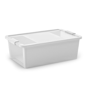 Caja de Plástico con Tapa Kis / 26 litros / 55 x 35 x 19 cm / Blanco Caja de Plástico con Tapa Kis / 26 litros / 55 x 35 x 19 cm / Blanco