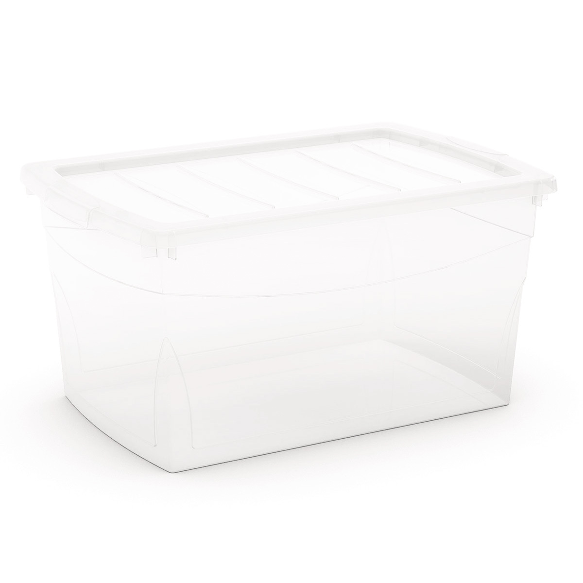 Caja de Plástico con Tapa Office Depot 11 L Transparente