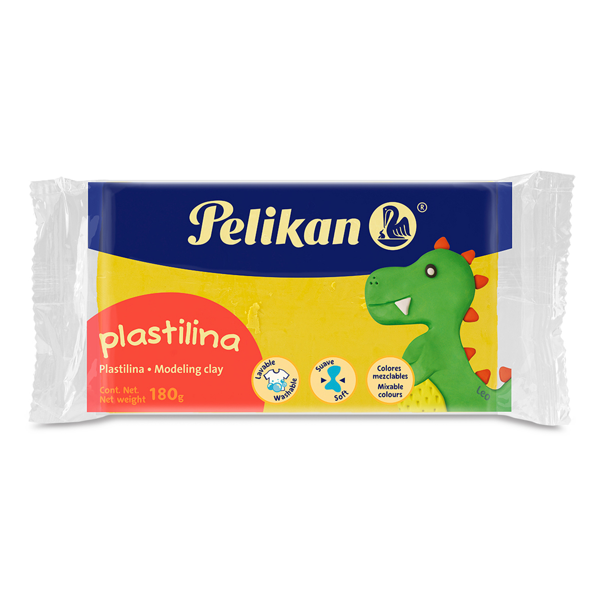 Plastilina Lavable Marqueta Pelikan / Amarillo / 1 pieza / 180 gr