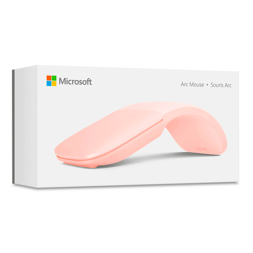 Mouse Inalámbrico Microsoft Arc Mavis / Bluetooth / Rosa / PC / Laptop