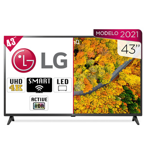 Pantalla LG Smart TV 43 pulg. 43UP7500PSF Led IA ThinQ 4K UHD HDMI Pantalla LG Smart TV 43 pulg. 43UP7500PSF Led IA ThinQ 4K UHD HDMI