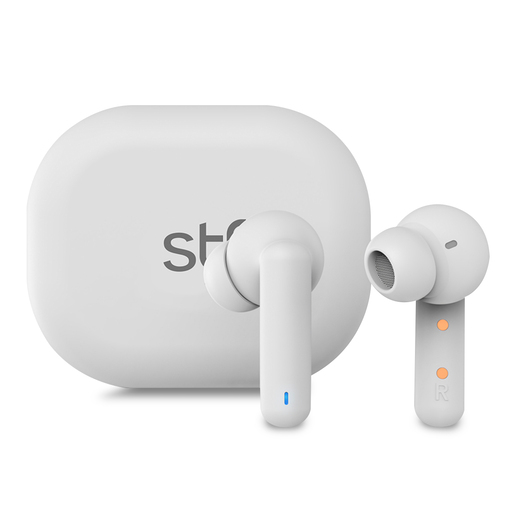 Audífonos Bluetooth Inalámbricos STF Orion In ear True Wireless Blanco | Office  Depot Mexico