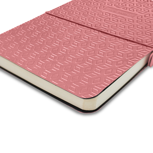 Cuaderno Make Notes Pink Raya 96 hojas Cosido 
