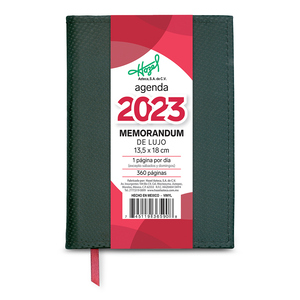 Agenda Memorándum de Lujo Hazel 2023 / Negro