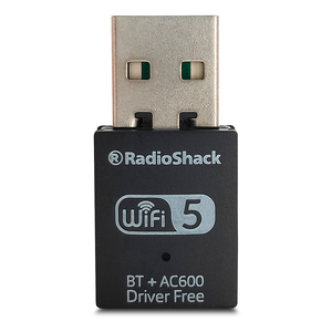 Adaptador Nano Receptor Inalámbrico USB RadioShack WD-4510AC / Negro 