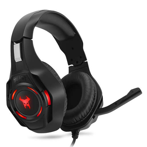  Audífonos Gamer STF Muspell Force / Hi-Fi / Led / USB / 3.5 mm / Laptop / PC / Smartphone / Tablet / PS4 / PS5 / Xbox One / Xbox Series / MacOS / Negro