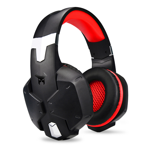  Audífonos Gamer STF Muspell Beast / 3.5 mm / Laptop / PC / Smartphone / Tablet / PS4 / PS5 / Xbox One / Xbox Series / MacOS / Negro con rojo