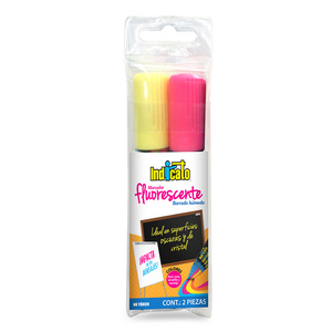 Marcadores Fluorescente Indicato / Colores surtidos / 2 piezas Marcadores Fluorescente Indicato / Colores surtidos / 2 piezas