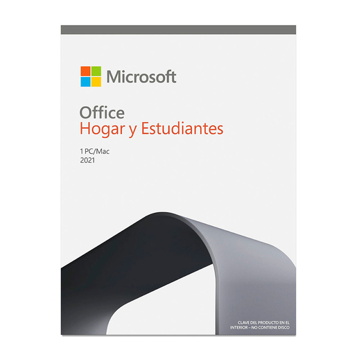 Microsoft Office Hogar y Estudiantes 2021 / 1 usuario / 1 dispositivo / PC / Laptop / Mac
