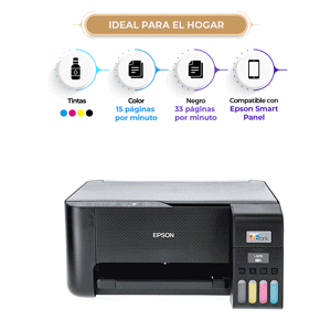 Impresora Multifuncional Inyección de Tinta Epson EcoTank L3251 Color Wi-Fi Impresora Multifuncional Inyección de Tinta Epson EcoTank L3251 Color Wi-Fi