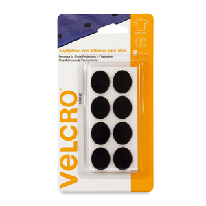 VELCRO ÓVALOS TELAS NEGRO VELCRO ÓVALOS TELAS NEGRO