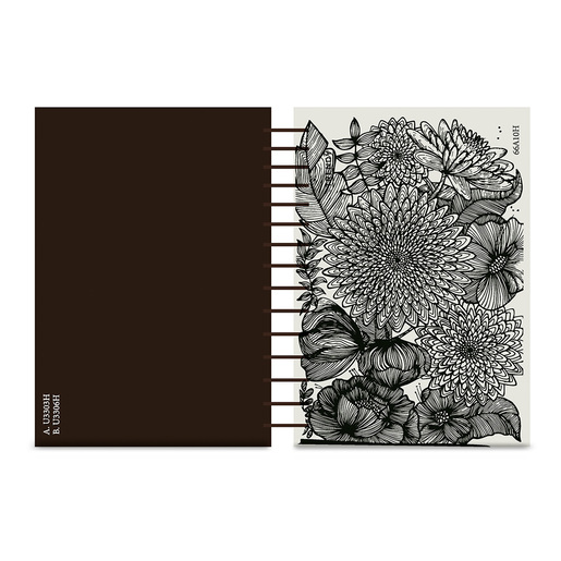 Agenda Trendy Flower Cavalier / 12 Meses / Diaria