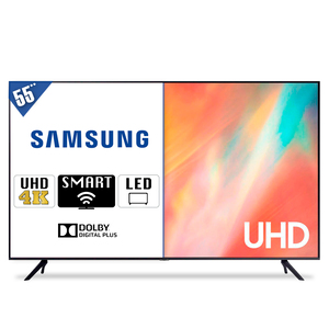 Pantalla Samsung Smart TV 55 pulg. 55AU7000 4K UHD Pantalla Samsung Smart TV 55 pulg. 55AU7000 4K UHD