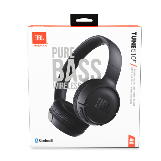 Audífonos de Diadema Bluetooth JBL Tune 510BT / On ear / Inalámbricos / Negro
