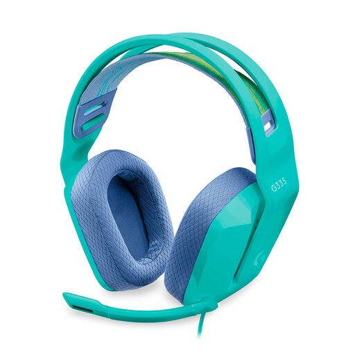Audífonos Gamer Logitech G G335 3.5 mm Menta