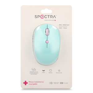 Mouse Inalámbrico Recargable Spectra E200US USB Mouse Inalámbrico Recargable Spectra E200US USB