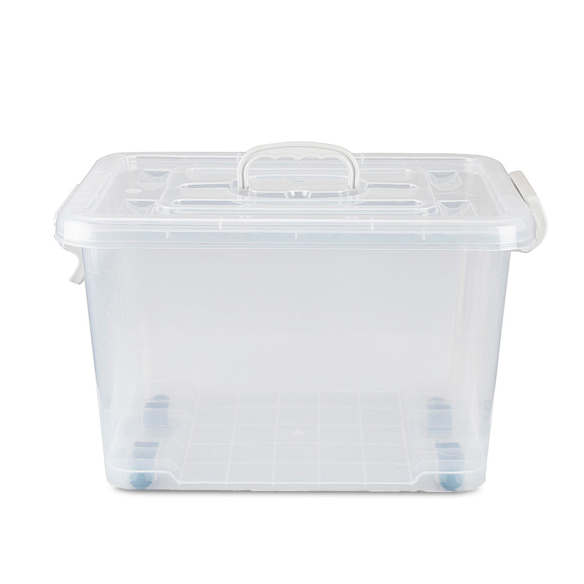 Caja de Plástico con Tapa Office Depot 36 L Transparente