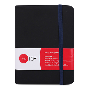 Libreta Pocket Red Top Negro Raya 96 hojas  Libreta Pocket Red Top Negro Raya 96 hojas