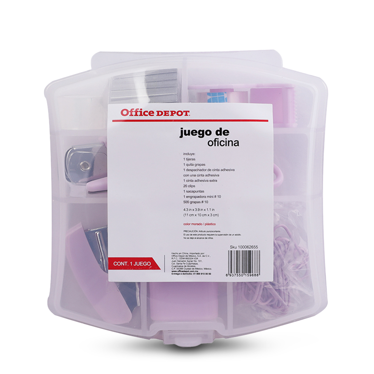 Set de Oficina Office Depot Morado | Office Depot Mexico