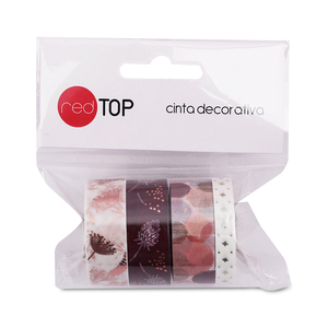 Cintas Decorativas Red Top 7 m 4 piezas Cintas Decorativas Red Top 7 m 4 piezas