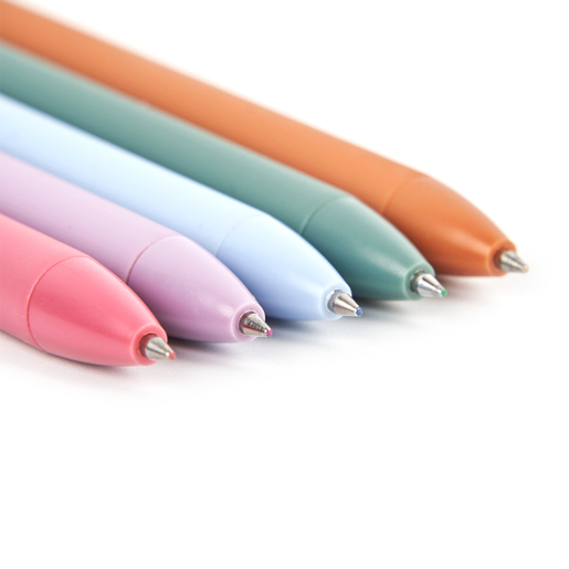 Bolígrafos de gel de colores tropicales, paquete de 5